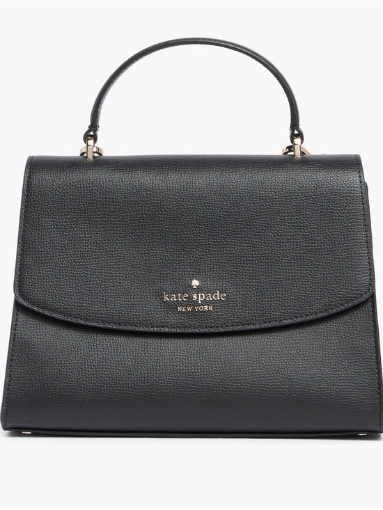 kate spade Handbags - kate spade Black Leather Structured Top-Handle Bag